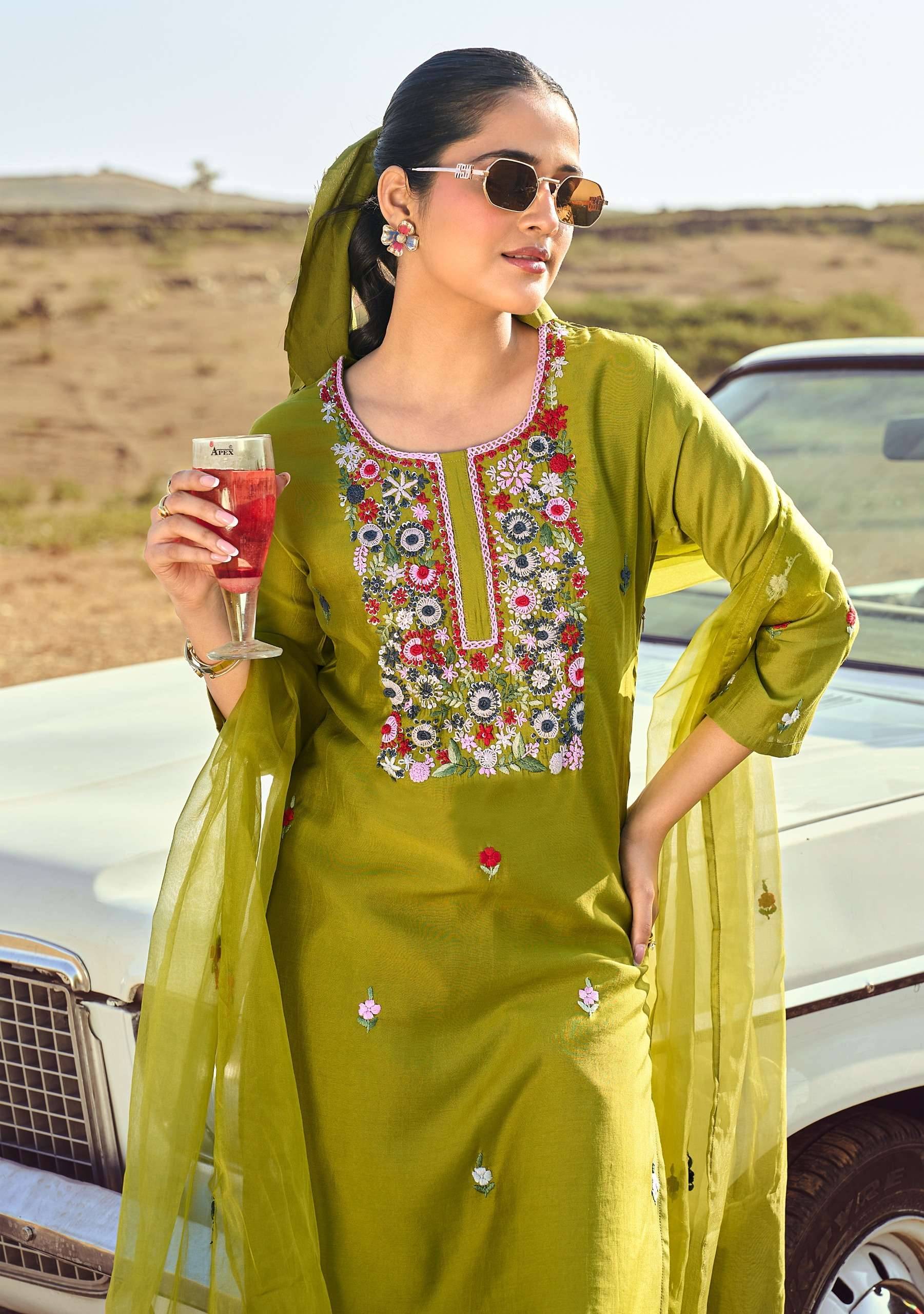 Anju fabrics chandani vol 5 Kurti wholesalers in Mumbai